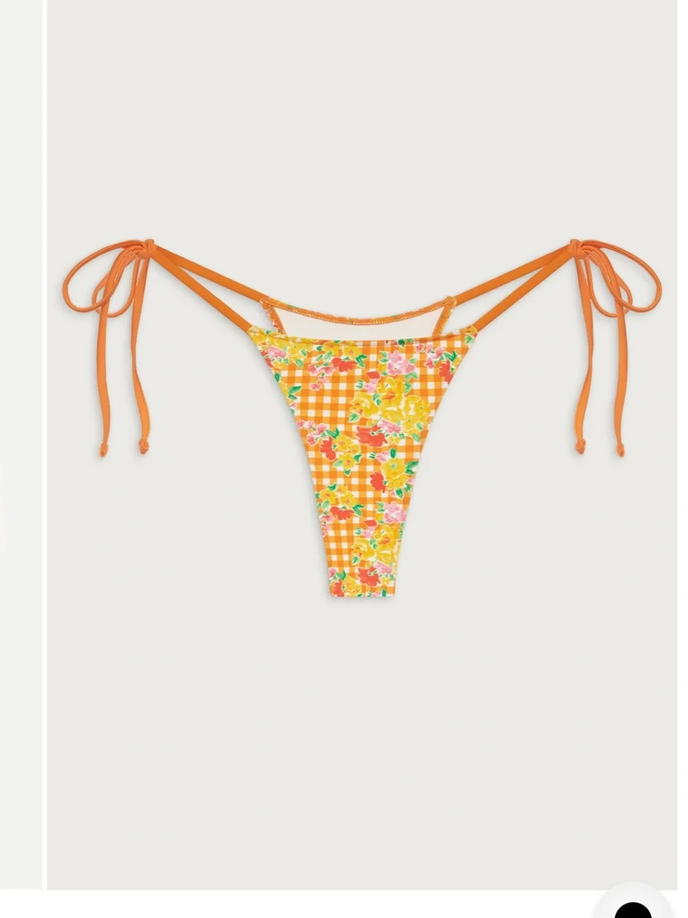 Frankie’s Bikinis Divine Floral Skimpy Bikini Bottom